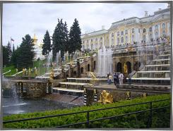 Peterhof palace and fountains